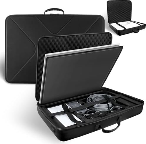 Carrying Case for Starlink Gen 3 Standard 4/4X,Waterproof Travel Hard Shell | Dual Carry Options,Precision Cut Foam,Waterproof,Shockproof EVA,Full-opening Zipper,Ultra-Light,for Hiking and Camping,Black