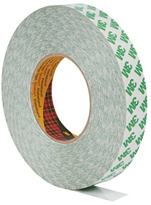 3M Nastro Biadesivo con Supporto in PVC 9087, 9 mm X 50 m, 0.26 mm, 26 Pezzi, Bianco
