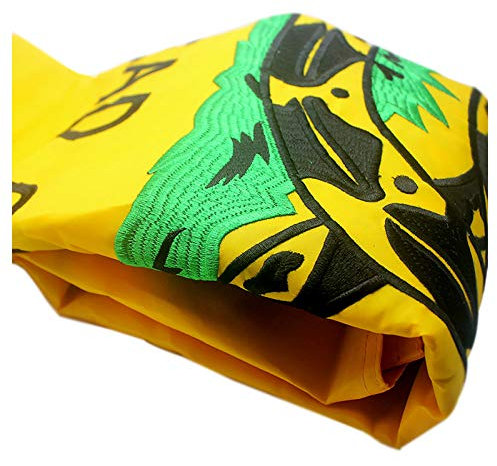 VSVO Bestickte Gadsden-Flagge mit 300D-Nylon, doppelt genähte Streifen und Messingösen, 90 x 150 cm