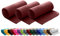 wometo 3er Set Polar Fleecedecke oekoTex 130x160 ca. 400g mit Anti-Pilling und Kettelrand weinrot dunkelrot