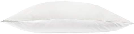 Jasmine Silk 100% Pure Mulberry Silk 19 Momme Charmeuse Silk Pillowcase With Cotton underside for Hair and Skin 1pc 50 x 75 cm Hypoallergenic Envelope Closure (White)