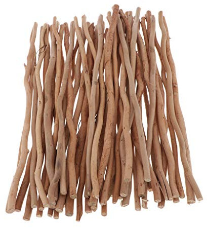 Hellery 50x Bois Flotté Disques en Bois Ornement Morceaux pour La Décoration, 40cm