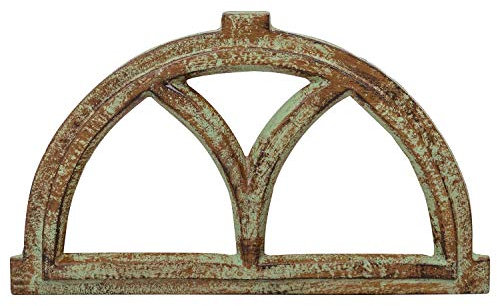 Finestra stabile finestra del fienile ferro stile antico 41cm verde