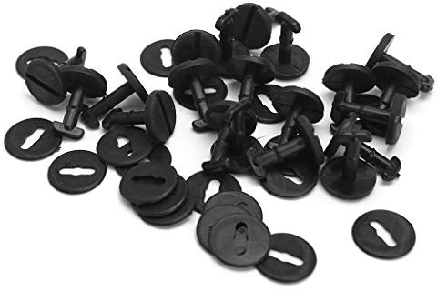 chenpaif 20x Tapis de Sol Clips Twist Lock avec rondelles pour BMW E36 E46