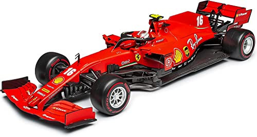 Bauer Spielwaren Bburago Formel 1 Ferrari SF1000 (2020): Modellauto im Maßstab 1:18, mit Fahrer #5 Vettel, Ferrari Racing Edition, 31 cm, rot (18-16808V)