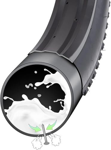 YunSCM 2PCS 57/62-622 Selbstreparierender 28/29 Zoll Schlauch 28/29x2.125 28/29x2.25 28/29x2.35 28/29x2.40 AV32mm Valve，pannensicherer/Selbstdichtend，Kompatibel 28/29 Zoll Fahrradschlauch Reparieren