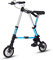 Mini Faltbares Fahrrad 8 Zoll Tragbares Faltrad Ultraleichtes Erwachsenes Studenten Faltrad Fahrrad Für Sport Outdoor Radfahren Reisen Pendeln(Color:Blue)