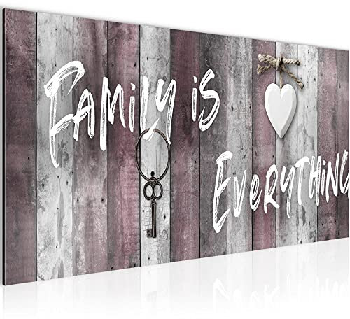 Runa Art Famiglia Quadri Soggiorno Grande Grigio Rosa Astratto Decorazione Murale 040212c