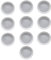 Verliked 10pcs Plantes Soucoupes En Plastique Pot De Fleurs Soucoupe Pot De Plantes Pour Plantes De Jardin D'intérieur Et D'extérieur blanche 23 cm x 23 cm x 2,6 cm