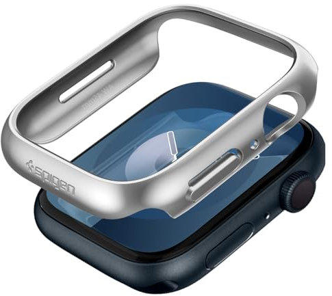 Spigen Cover Thin Fit Cover Compatibile con Apple Watch Series per 9/8/7 (45mm) - Graphite