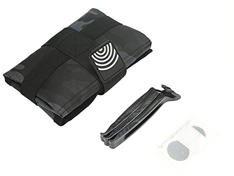 MoreChioce Fahrrad Satteltasche, Reifen Reparaturset Satteltasche Werkzeugtasche Fahrradtasche Reparaturwerkzeug Rahmentasche Mountainbike Tasche Fahrradzubehör,Schwarz