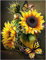 Diamond Painting Fleurs Diamant Painting 5D Tableau Diamant Kit Complet Adulte Broderie Diamant,Peinture a Numero et Diamant,Tableau Perle Diamant Décoration à la Maison Salon Chambre Bureau 30x40cm