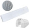 4IQ Group Gewächshausfolie UV Beständig - Gewächshaus Folie 2x3,5m - Weiß Gitterfolie für Tunnel Gewächshaus - Tomatenhaus Folie 140g/m2 - Starke Gartenfolie 200x350 cm