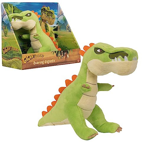 Gigantosaurus 9 Zoll Dinosaurier Weiches Action-Stofftier Giganto, akkurate Darstellung der Figur aus der erfolgreichen TV-Serie, umarmbare Größe und weiche Textur mit realistischen Brüllgeräuschen