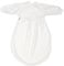 Dein Kinderland Alvi Baby Mäxchen Innensack Schlafsack Baumwolle weiß mit Babylöffel Babyschlafsack Ganzjahresschlafsack Innenschlafsack (74 cm)