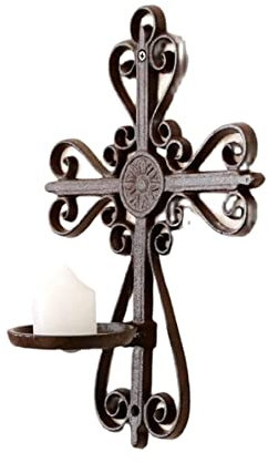 Kerzenhalter Kerzenständer Retro-Wandkerzenhalter, Metallkerzenhalter, Vintage-Eisen, Teelichthalter, Garten, Hof, Heimdekoration, Geschenk Kerzenleuchter Kerze Stand