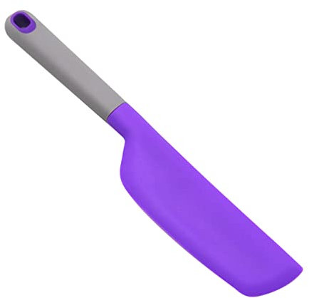 Ciieeo Espátula Para Hornear Espátula Para Esparcir Raspador De Crema De Mantequilla Raspador De Mantequilla Espátulas De Silicona Pastel Más Suave Gel De Sílice Queso Púrpura Mermelada