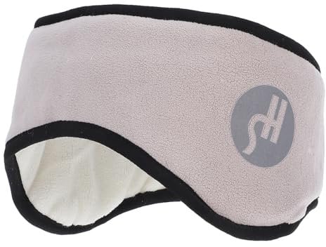 OATIPHO Sleep Ear Muffs, Ear Warmer Headband 2 in 1 Sleeping Eye Mask and Earmuff Adjustable Winter Earmuff for Yoga Meditation