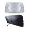 DDHHBH Parasol Coche Paraguas para Volkswagen T-Cross,Parasol para Coche Delantero Parabrisas Plegable Interior Bebe Ventana Sunguard Enrollable Sombrilla Protección UV Accesorios Coche