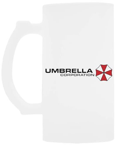 Udaytee Resident Umbrella Corporation Glass Beer Cup with Handle