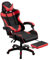 Mi Ko Mi Ka Silla Gaming para Escritorio, Oficina y Juegos Online Giratoria. Silla Cómoda de Altura Ajustable para Gaming ergonómica, de Piel sintética (SILLA-GAMING-813F-ROJO-GJ)