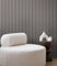 TAPETE LIVING 3D Tapete Grau Schwarz moderne Wandpaneele Vlies-Tapetenrolle skandinavische Lamellenewand