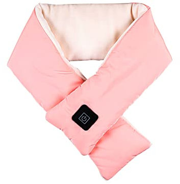 Beheizter Schal für Damen Herren, Beheizbarer Schal Nackenpolster Nackenheizkissen Kabellos USB-Heizkissen Winter-Must-Have-Schal, Elektrische Nackenwärmer, Waschbar Winterschal für Outdoor Camping