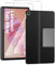 NUCNOK Funda para Lenovo Tab Plus(11,5 Pulgadas) con [2 Pack] HD Protector de Pantalla Cristal Templado,Proteccíon de Silicona Suave TPU Antichoque Case(Negro)