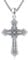 Midir&Etain Gothic Kreuzkette für Herren Damen 925 Sterling Silber Kreuz Halskette Christliche Glaube Schmuck Gotische Geburtstags Geschenk für Prime Jungen Mutter