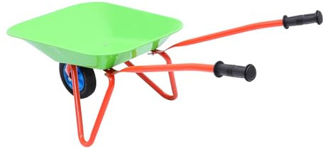 TOYANDONA Wheelbarrow Boys and Girls Garden Tool Toy for Boys Girls Playing Outdoor Gardening Activity