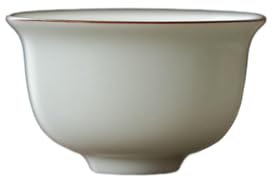 Taza de cerámica china simple y exquisita, color blanco mate mate práctico