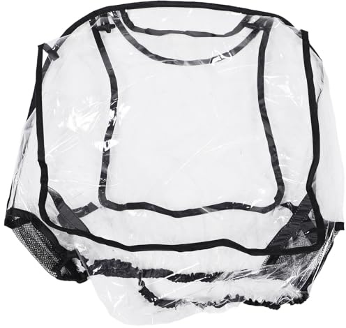 MOLUCKFU Wasserdichter Universeller Regenschutz aus EVA Transparenter Regenverdeck mit Optimaler Sicht Einfacher Aufbau Atmungsaktiv Passend für Reise und Alltag Schutz für Junge Mädchen