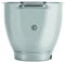 Kenwood KAT811SS bol à mélanger, bol en acier inoxydable de 6,7 litres bol en titane XL, accessoires de robot culinaire, Argent