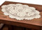 Eiyye Oval Handgefertigte Baumwoll-Häkeldeckchen, Spitze, Tischsets, Girlande für Boho, Zuhause, Hochzeit, Art Decor, 30 x 45 cm (2)