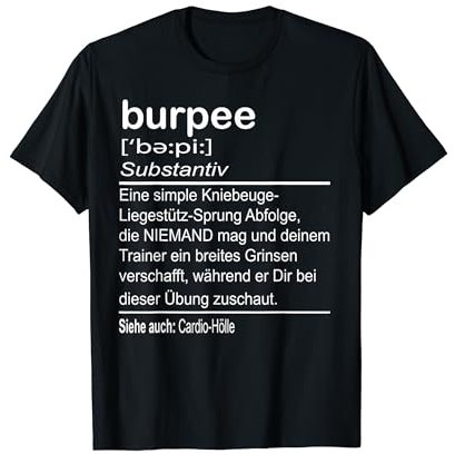 Fitness - Definition Burpee - Fitness & Bodybuilding T-Shirt