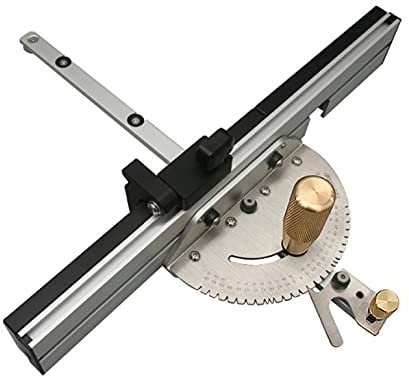 Zebery Gehrungslehre, 450 mm Winkelgehrungslehre für Tischsäge/Trimmmaschine