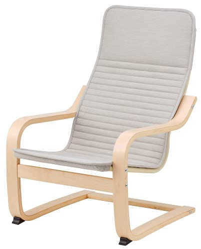 POÄNG Kindersessel Birkenfurnier Knisa hellbeige
