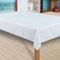 laro Wachstuch-Tischdecke Abwaschbar Garten-Tischdecke Wachstischdecke PVC Plastik-Tischdecken Eckig Meterware Wasserabweisend Abwischbar |70|, Muster:Flora Weiss, Größe:130x300 cm