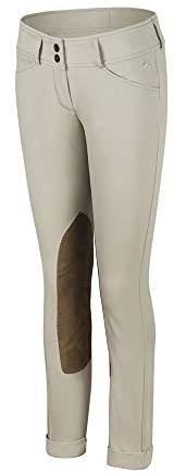 R.J. Classics Collette Women's Front Zip Jodhpurs Sand 14 Regular