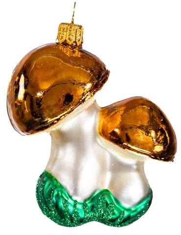 Holyart Funghi addobbo Vetro soffiato Albero Natale