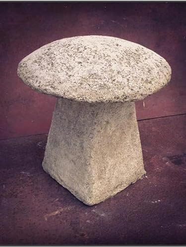 Four Seasons Liverpool Saddle stone Mushroom Ornament Outdoor Garden Frost proof Saddle Stone Large Toad stool