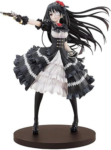 TEXXY Tokisaki Kurumi Actionfigur, Date A Live 25 cm PVC-Spielzeug, zwei Gesichter in Box