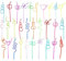 Hidyliu Pajitas Reutilizables 30 Pajitas Locas Divertidas Pajitas Reutilizables Coloridas Pajitas de Plástico para Niños Pajitas Reutilizables Pajitas Temáticas Lindas para(30 Modelos Diferentes)