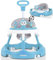 Twinky® Trotteur avec ensemble de jeu et tapis de sol - Aide à la marche robuste avec 4 positions réglables - Idéal comme aide à la marche pour les premiers pas de votre enfant - Bleu