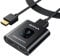 GANA HDMI Splitter 4K 60Hz 2 in 1 Out Switcher Mit 1m Kabel, Aluminiumgehäuse, HDCP2.2 UHD 3D für PS5/4, Xbox, Blu-Ray DVD, Fire TV Stick, Chromecast, Monitore