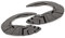 LST 2x Bremsblech Ankerblech Schutzblech Bremsscheibe vorne links rechts Set Vorderachse kompatibel mit BMW X3 F25 X4 F26