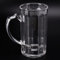 TOTITOM Boccale di Birra, Mini Boccali di Birra in Plastica, Boccale di Birra in Acrilico 500 Ml Grande Capacità Rispettoso Dell'ambiente Maniglia Comoda Boccale di Birra Portatile Leggero