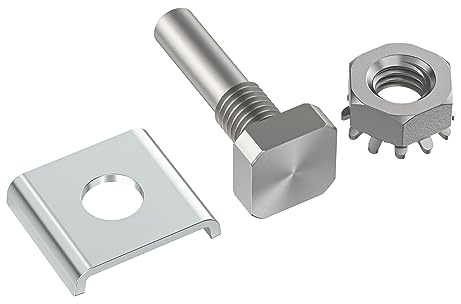 GRONGU Shower Door Pivot Pin Repair Kit with Hex-Nut and Washer, Stainless Steel Pivot Hinge Parts for Pivot/Glass/Framed Shower Doors, Shower Door Replacement Parts