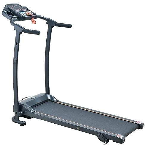 EVOLVE B5 Motorized Electric Treadmill for Home - 3 level manual inclination & Foldable running machine with 12 programs - Bluetooth, speaker, USB Port, AUX - Zwift App, 99% Pre Assembled