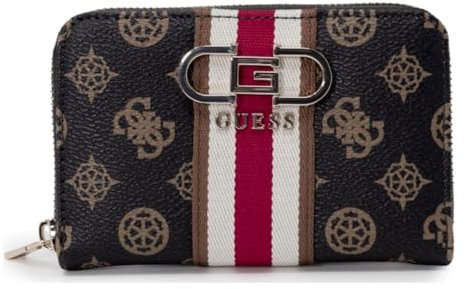 Portafoglio donna Guess Nelka SLG mocha logo AS24GU40 PG930740 MARRONE